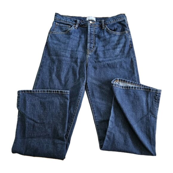 DU/ER Jeans Womens 32x33 (31) Blue Wide Leg WFMS4375 Stretch Hippie Preppy Boho - Picture 9 of 16